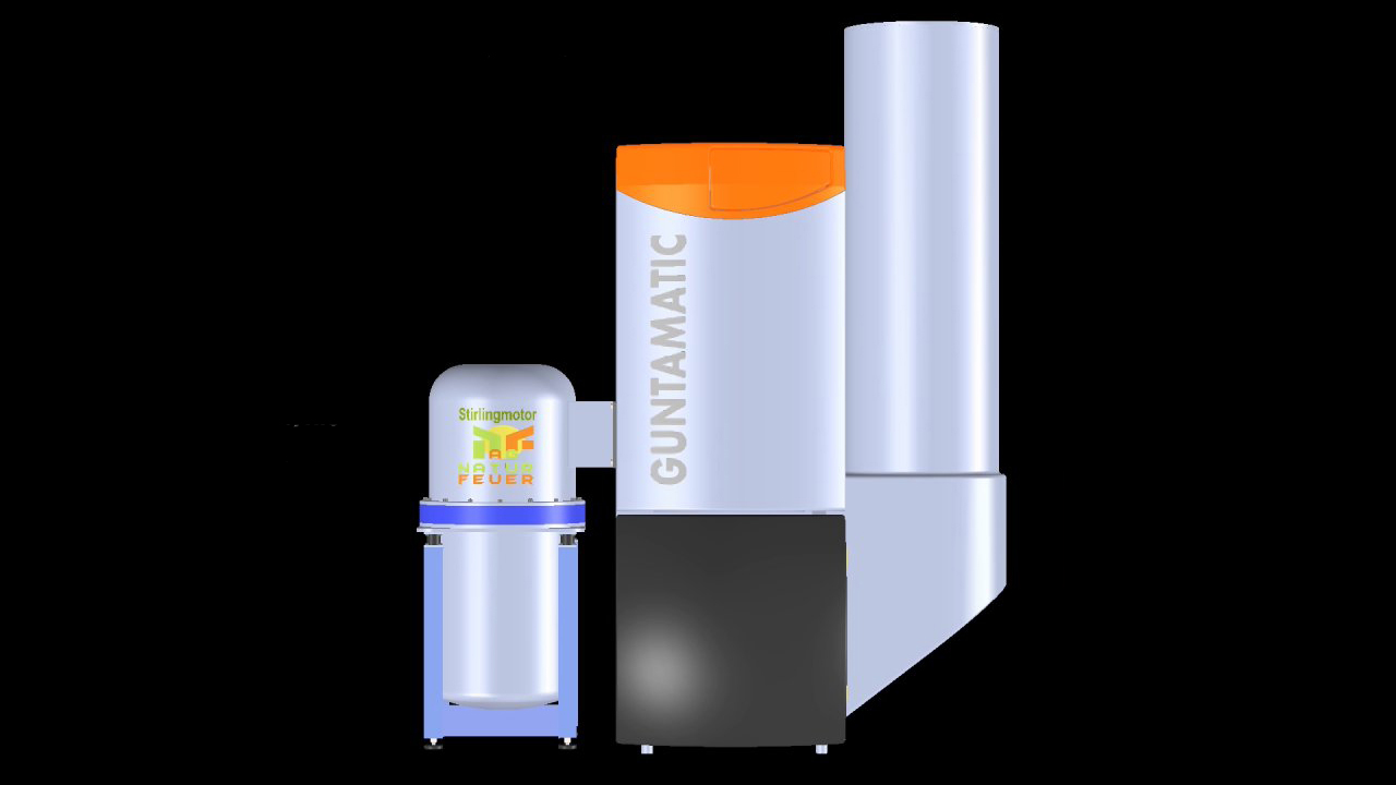 Schematische Darstellung des Entwickelten BHKW